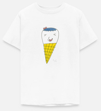 Ice Cream With Head Bow Tee